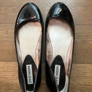 Steve Madden women’s black ballet flats size 7